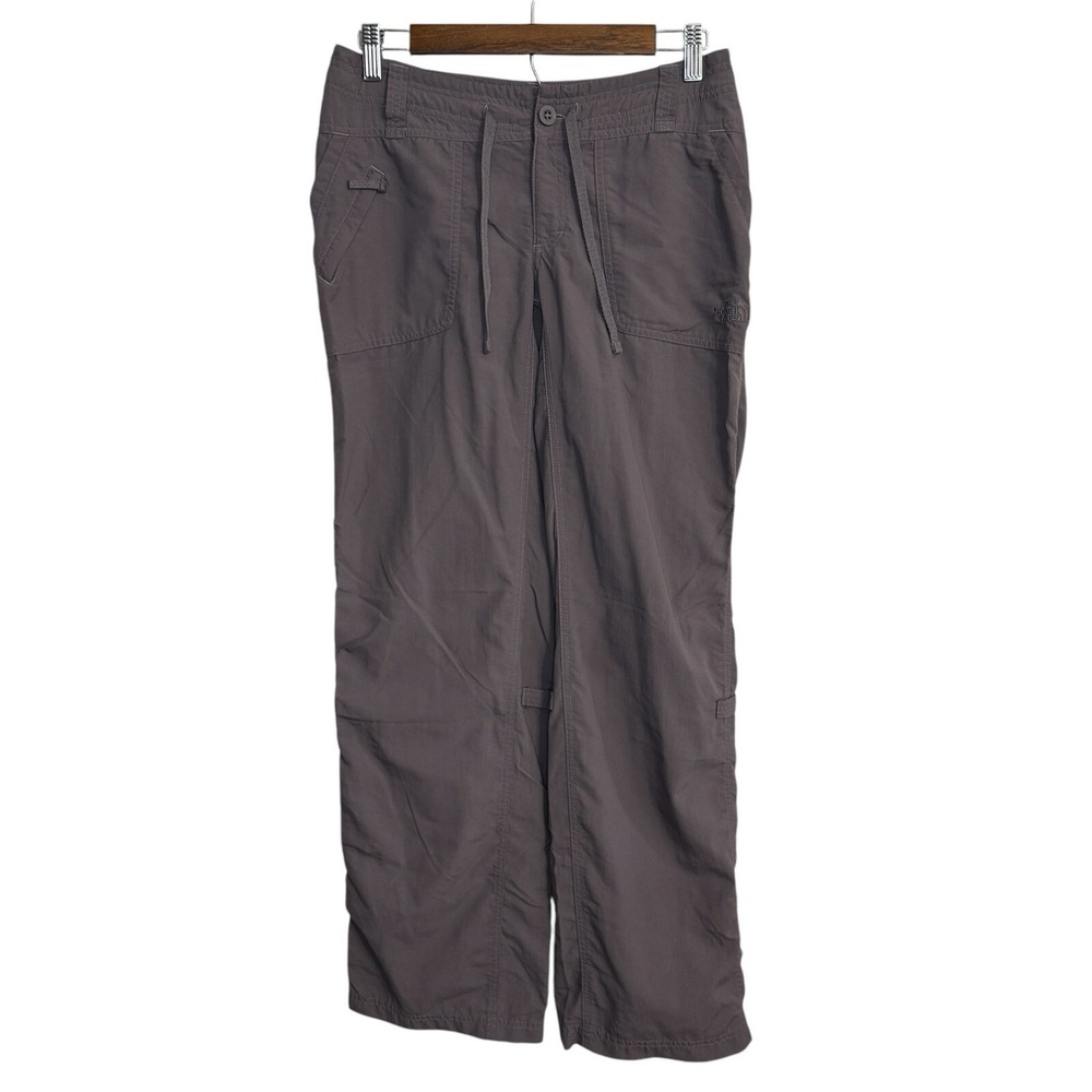 North Face pants women's 4 nylon roll up convertible camp hike outdoor gorpcore